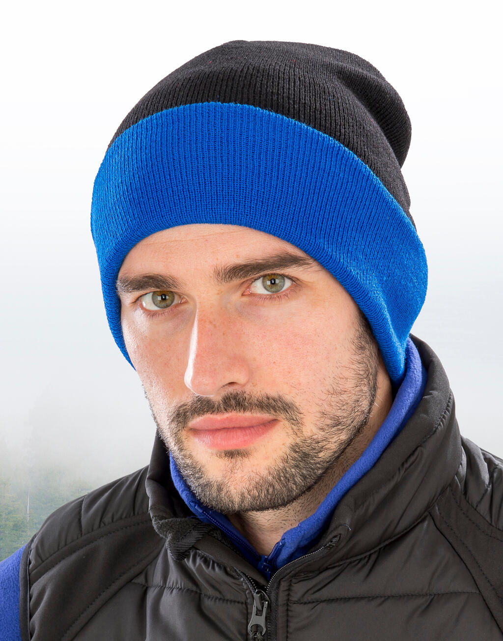 Gorro negro reciclado Compass - vista 2