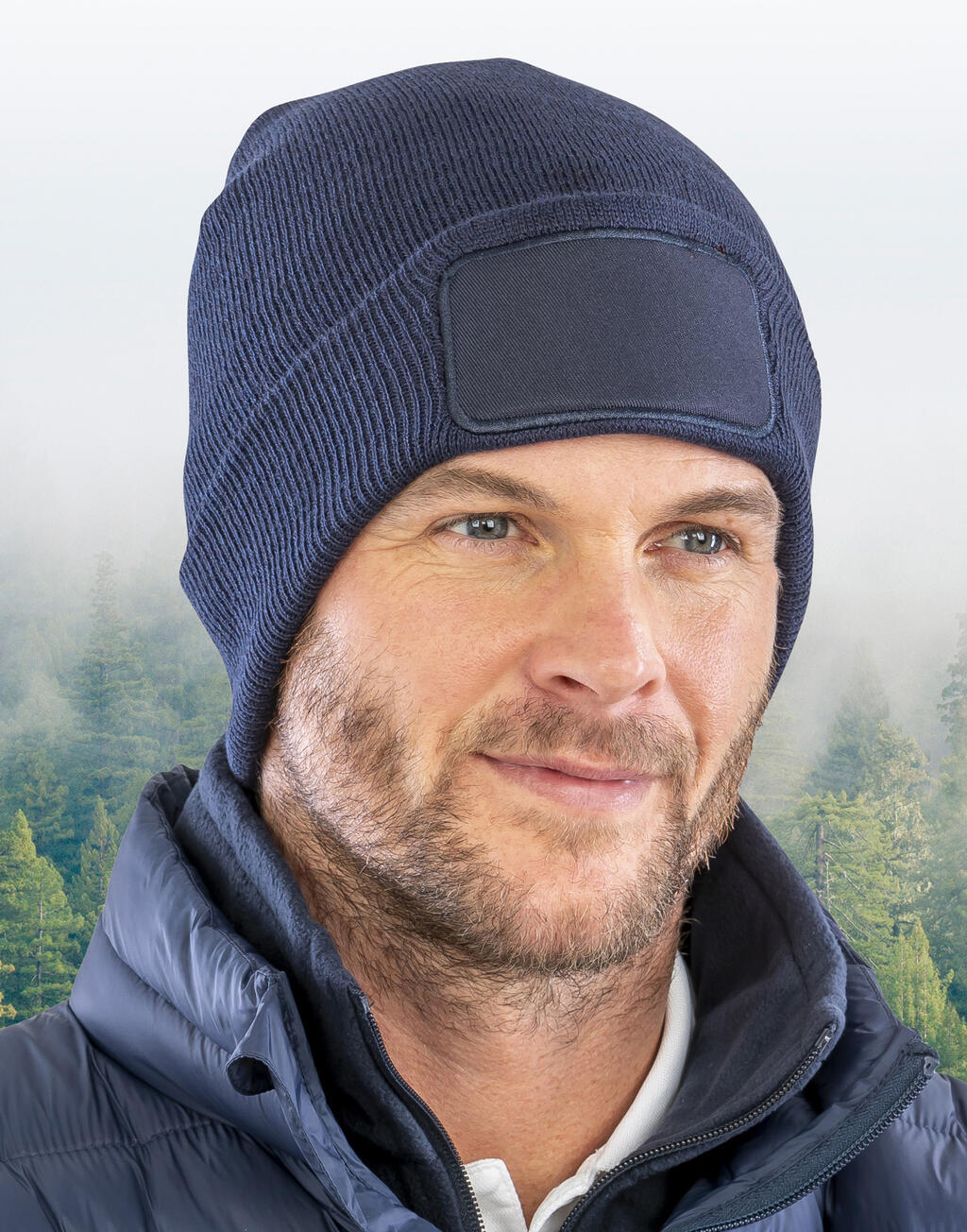 Gorro de doble punto reciclado imprimible - vista 5