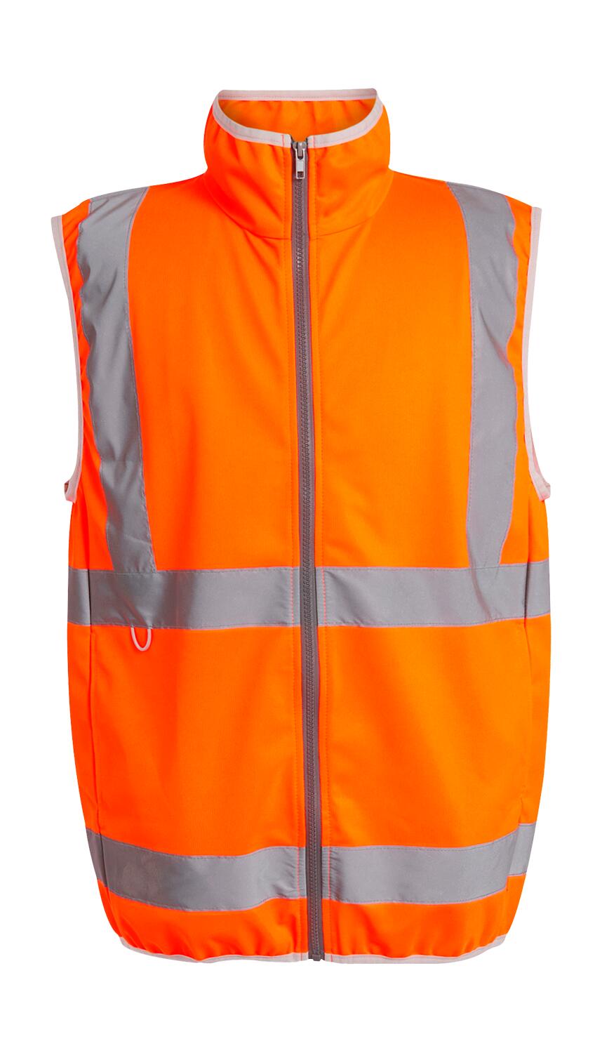 Chaleco con cremallera Hi-Vis Pro Orange