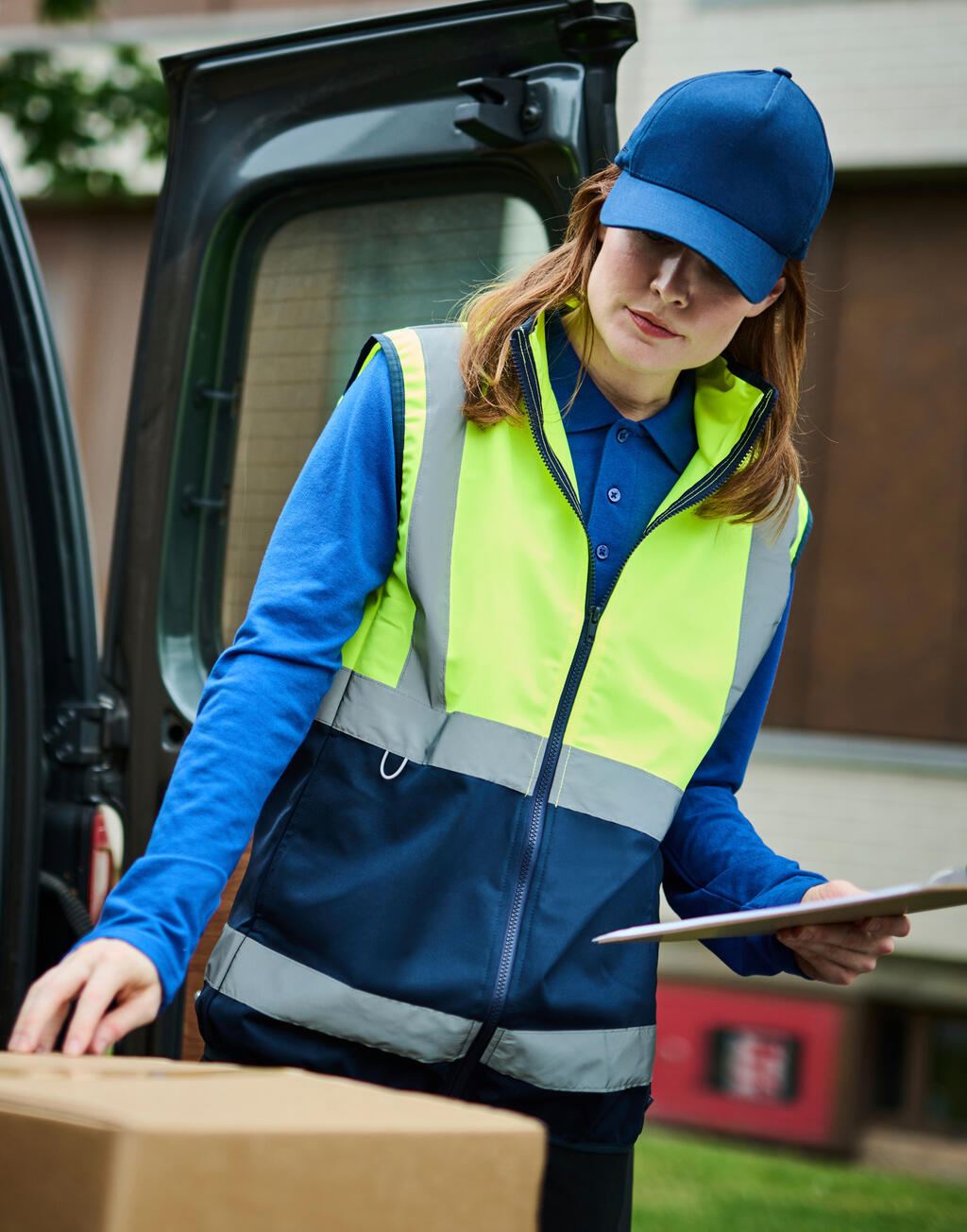 Chaleco con cremallera Hi-Vis Pro - vista 2