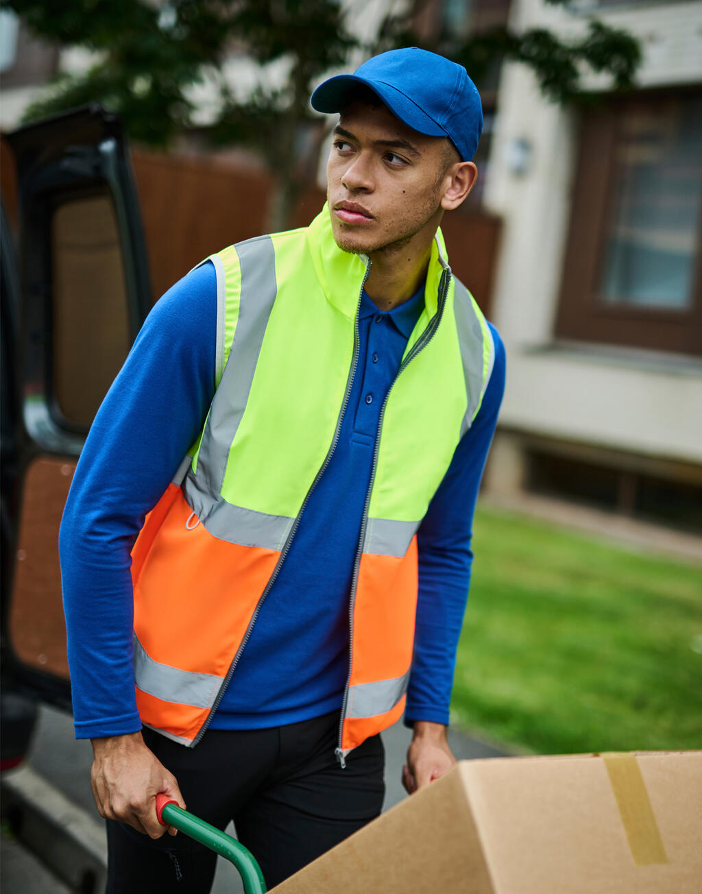 Chaleco con cremallera Hi-Vis Pro - vista 1