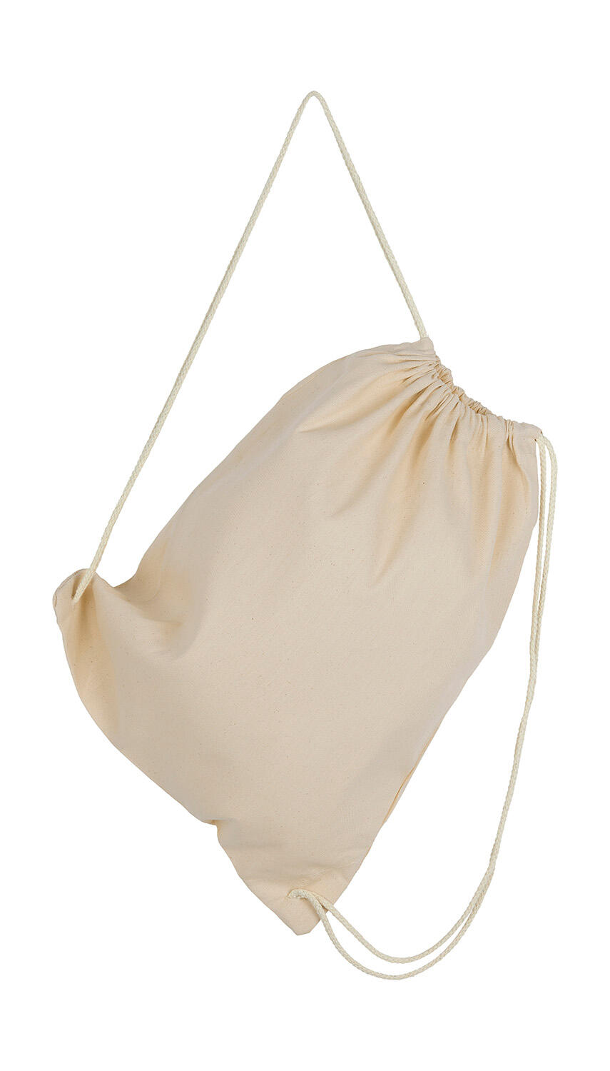 Bolsa/Mochila Drawstring algodón de lona Baby Natural