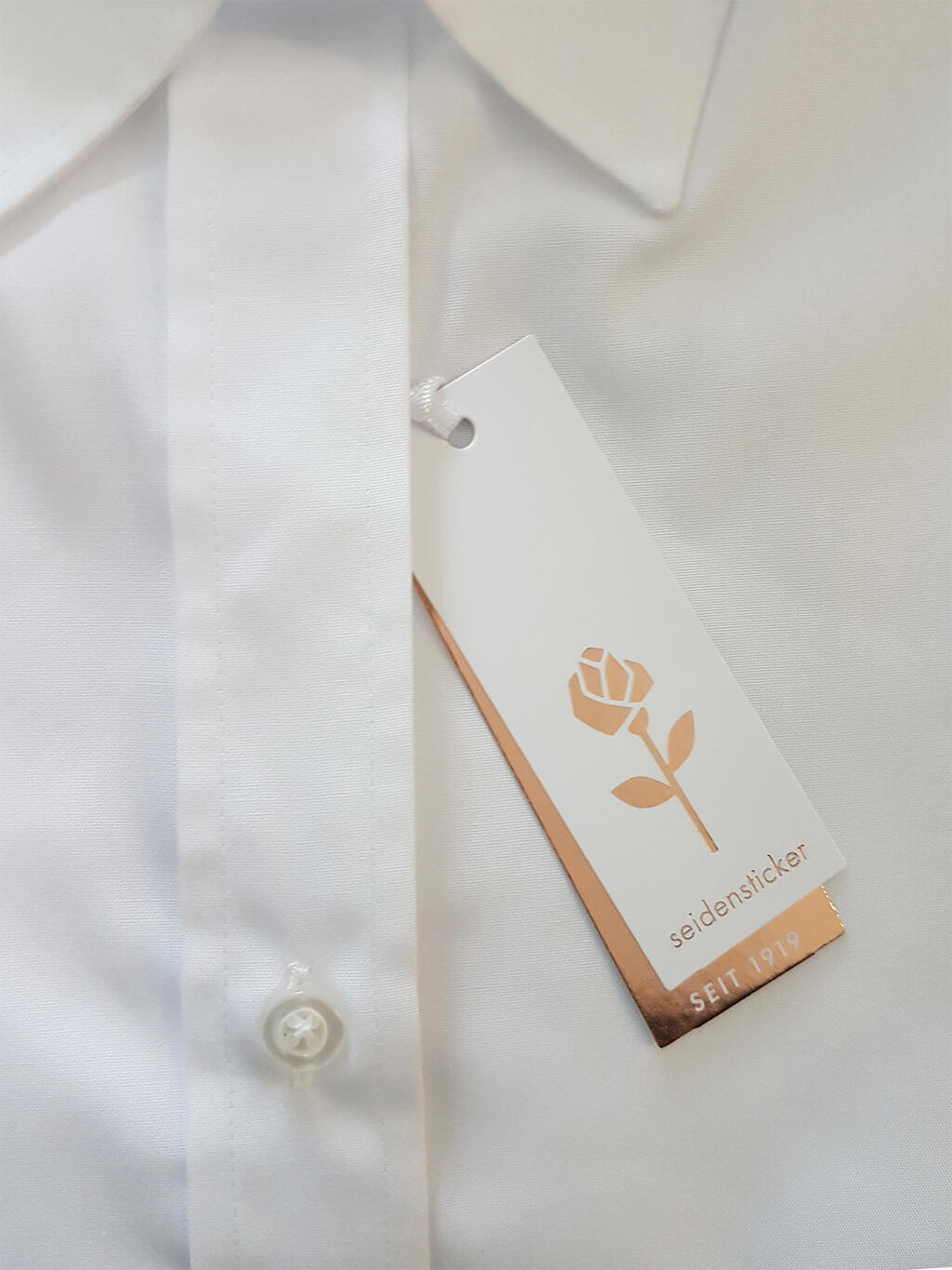 Camisa Kent ajustada manga larga mujer - vista 3