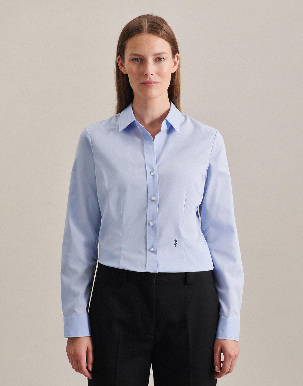 Camisa Kent ajustada manga larga mujer - vista 4