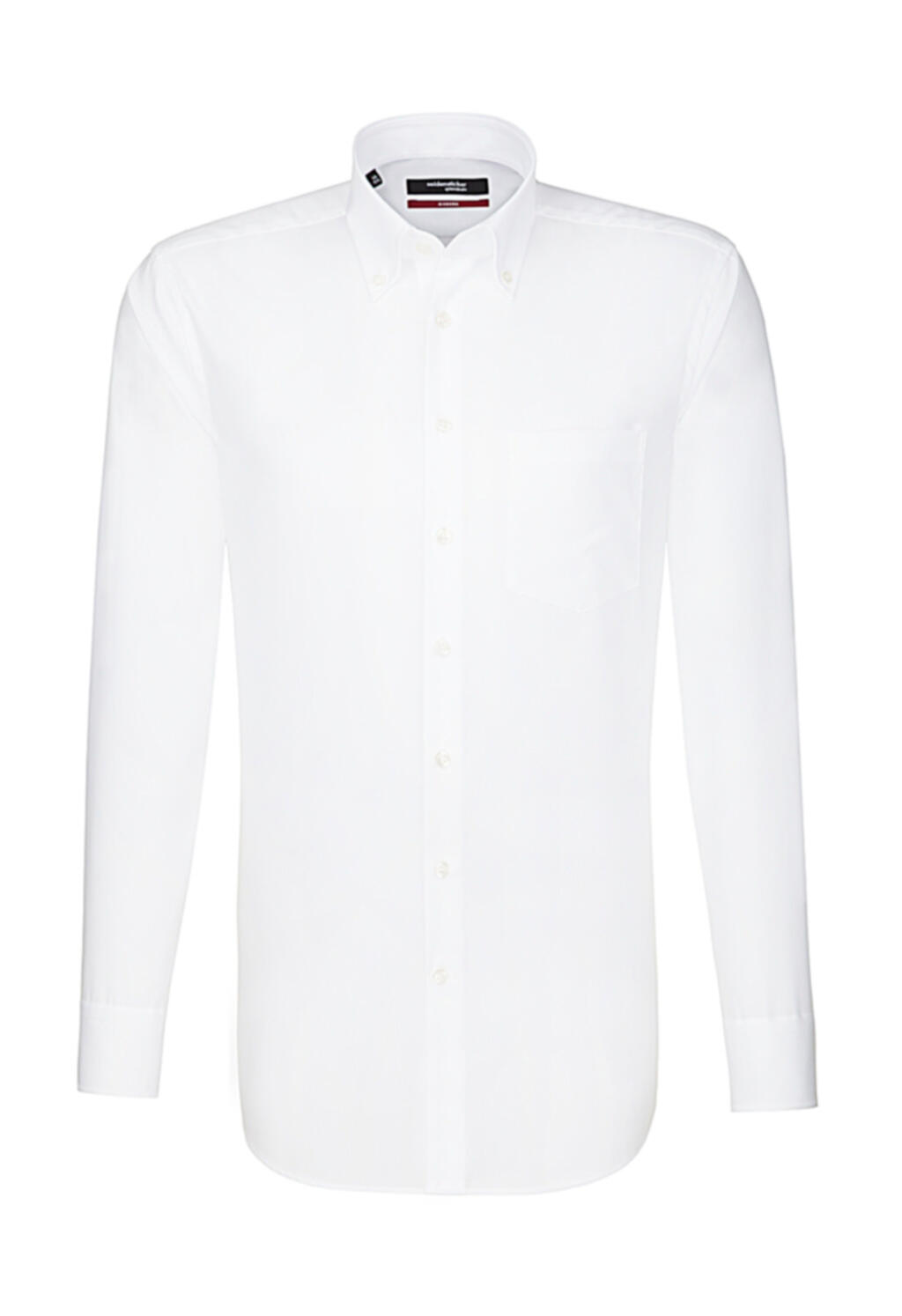 Camisa regular fit cuello americano White