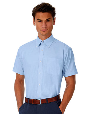  B & C Camisa Oxford SSL/men Shirt