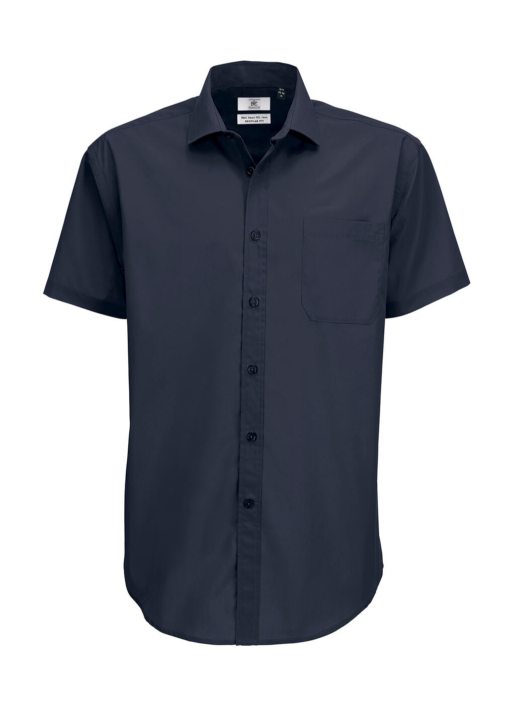 Camisa Smart SSL/men Poplin Shirt Navy