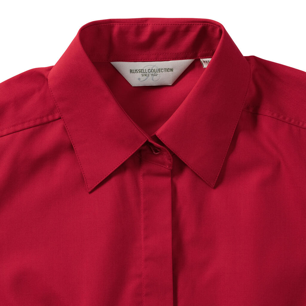 Camisa popelin manga corta mujer - vista 1