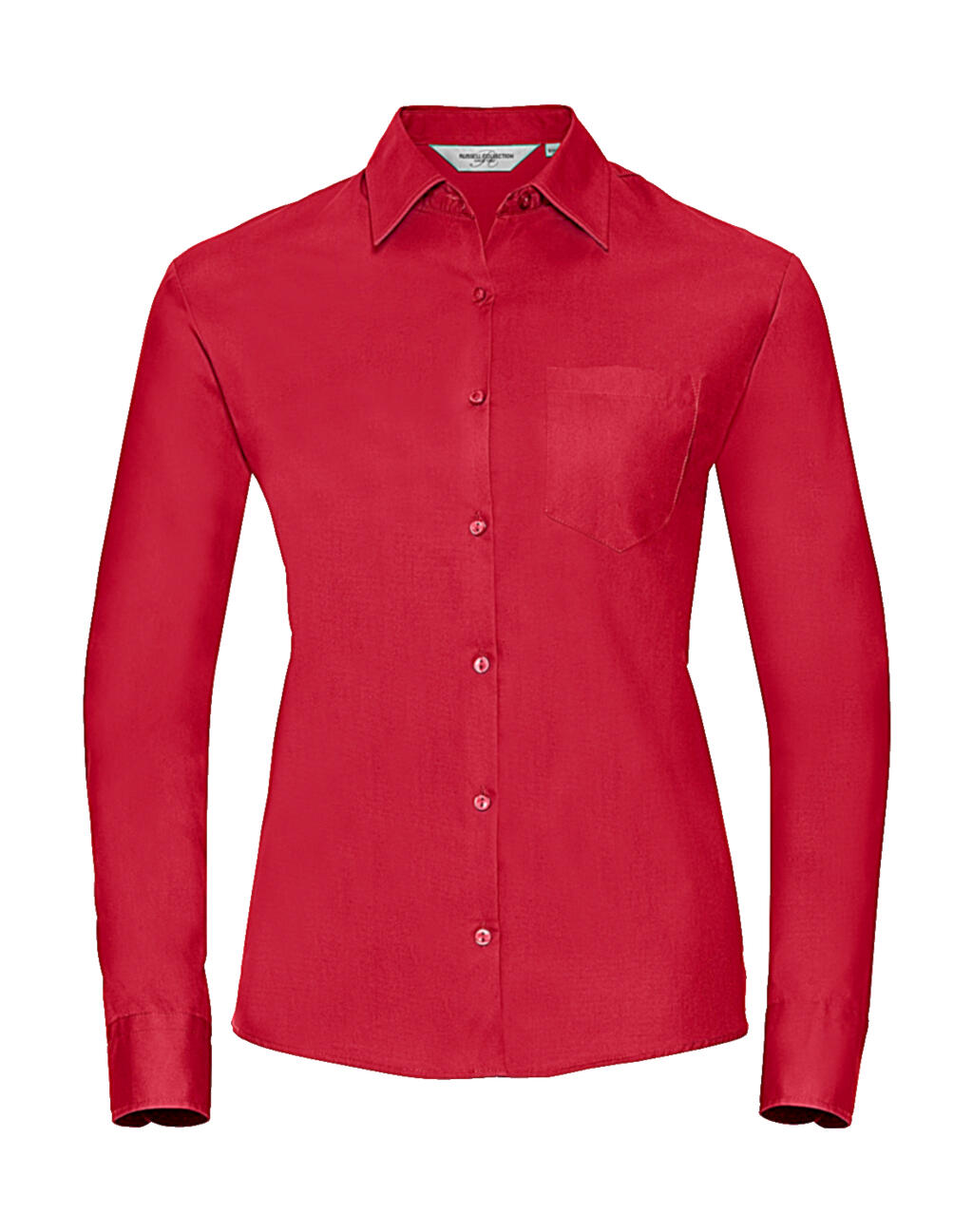 Camisa popelin manga larga Classic Red