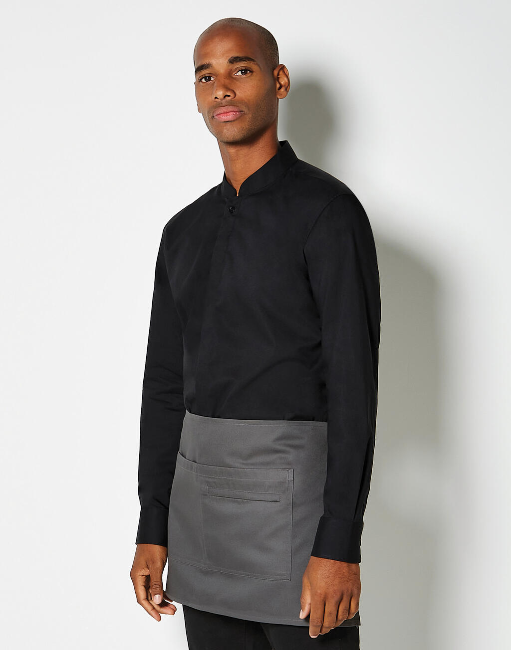  Kustom Kit Camisa cuello mandarín entallada hombre 