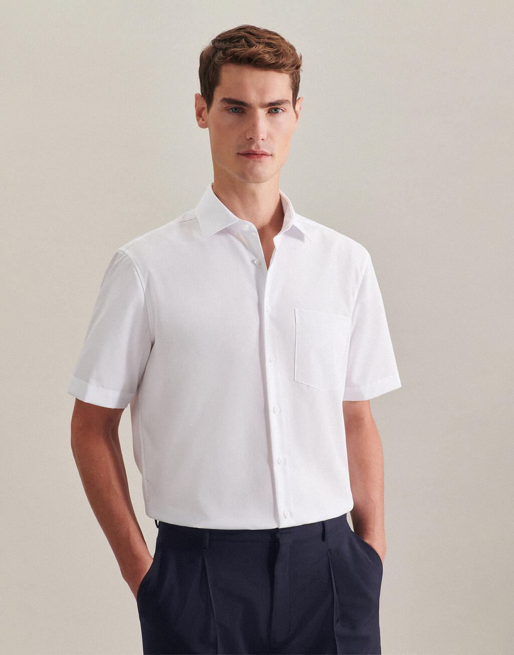 Camisa Seidensticker Regular Fit 1/2 Business Kent - vista 4