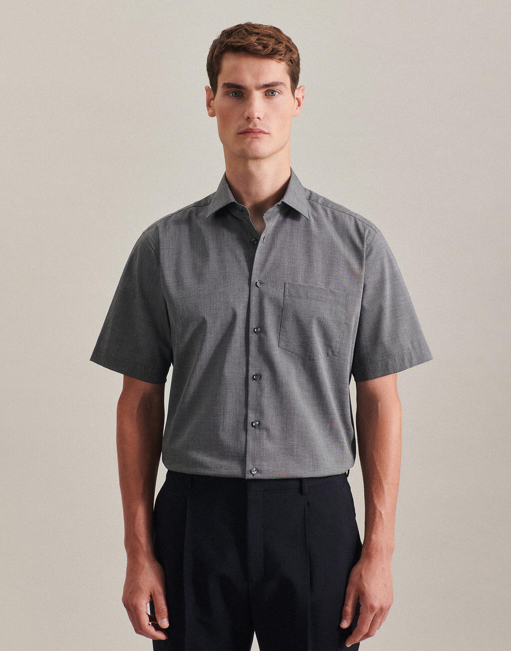 Camisa Seidensticker Regular Fit 1/2 Business Kent - vista 5