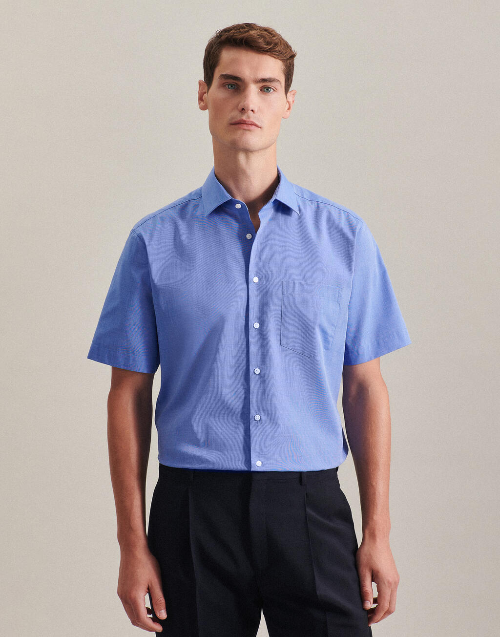 Camisa Seidensticker Regular Fit 1/2 Business Kent - vista 6