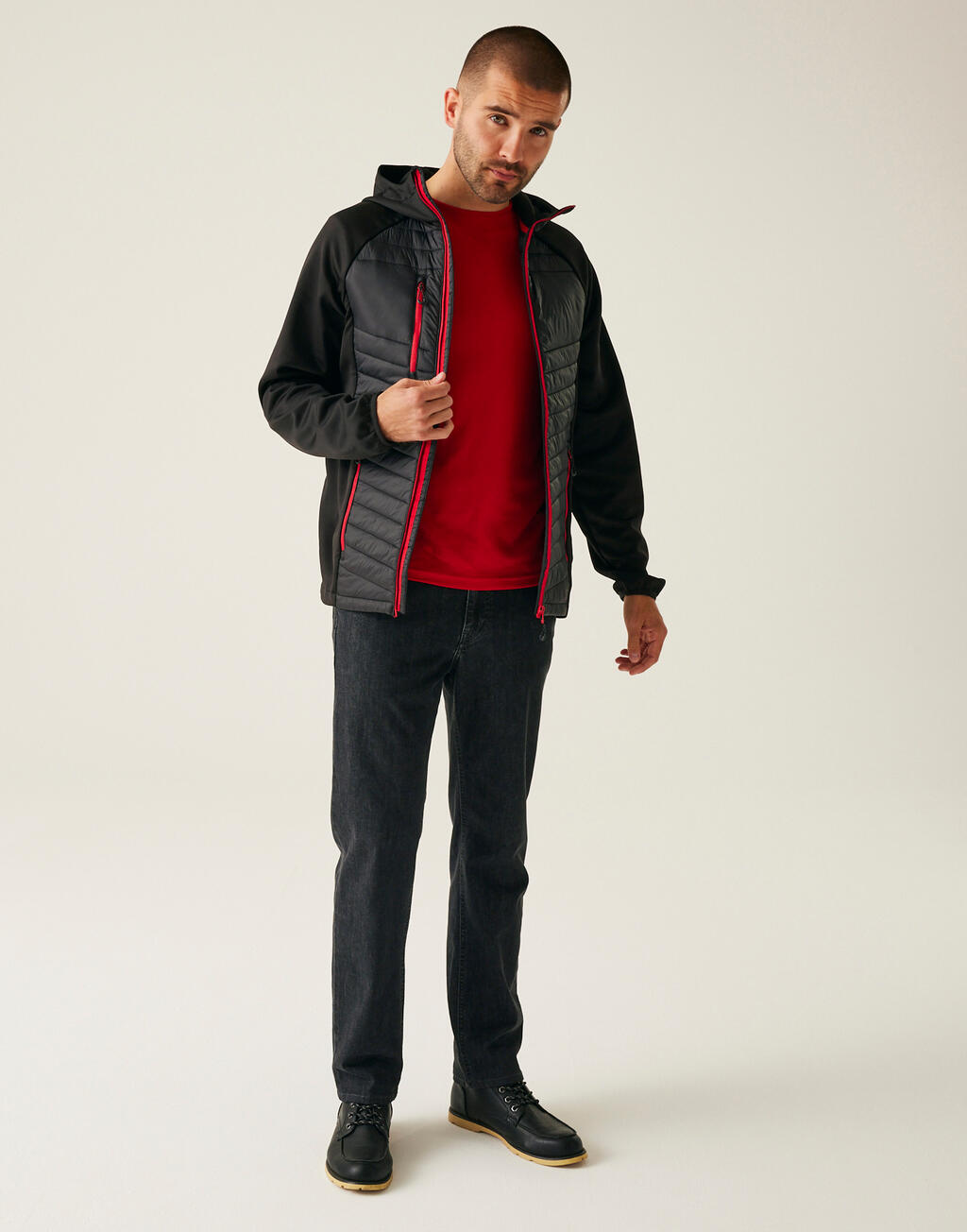 Chaqueta híbrida con capucha Navigate hombre - vista 4