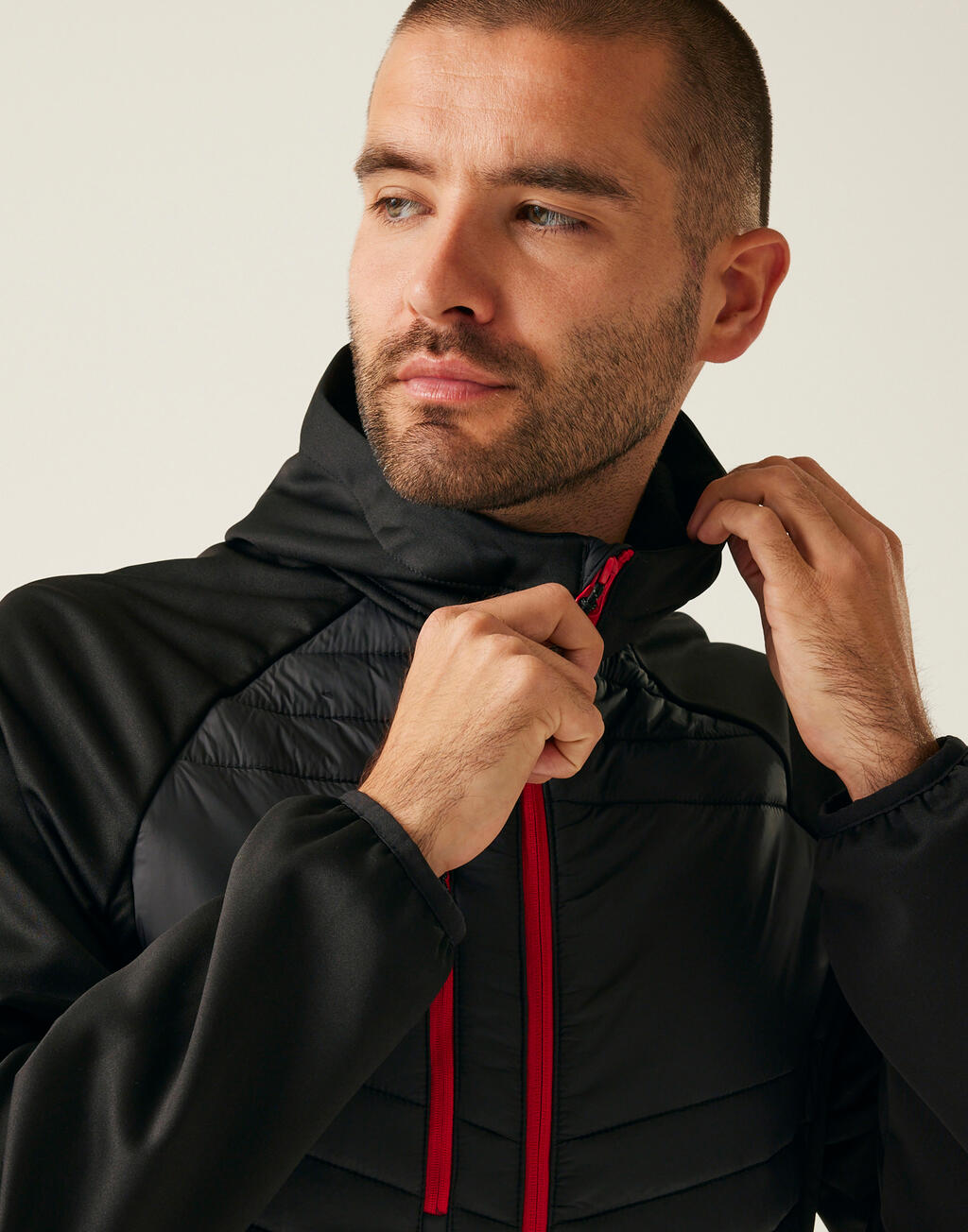 Chaqueta híbrida con capucha Navigate hombre - vista 1