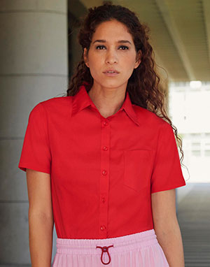  Fruit of the Loom Camisa Popelin manga corta mujer