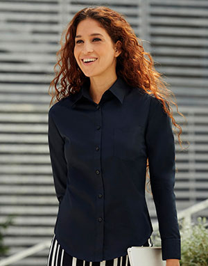  Fruit of the Loom Camisa Popelin manga larga mujer