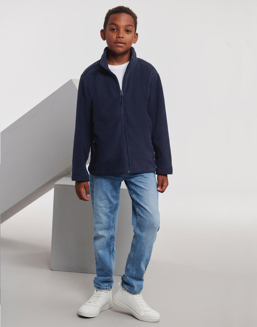 Polar cremallera entera niño - vista 4