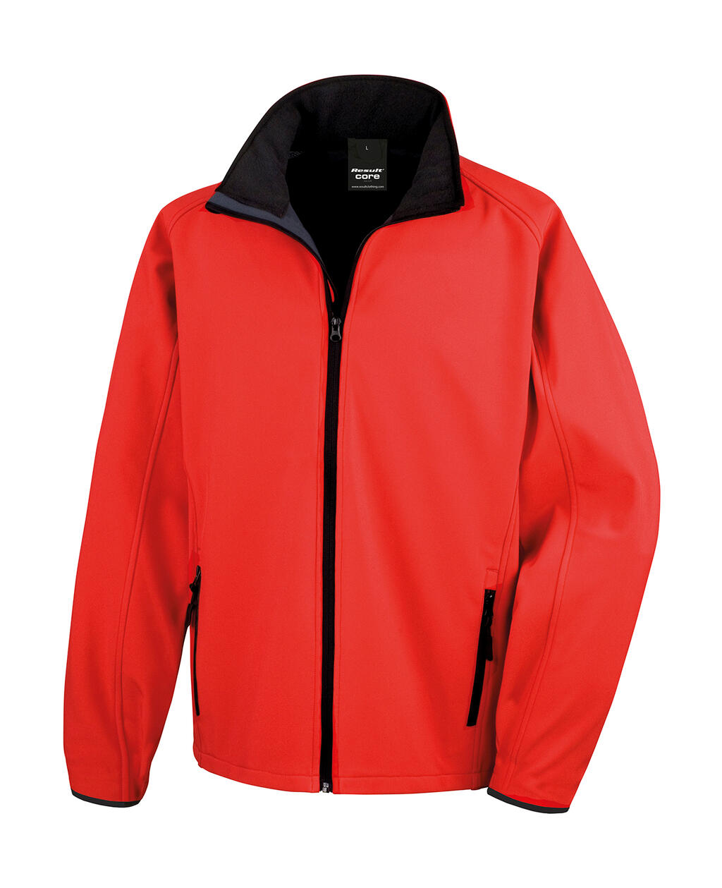 Chaqueta Softshell Printable hombre Red/Black