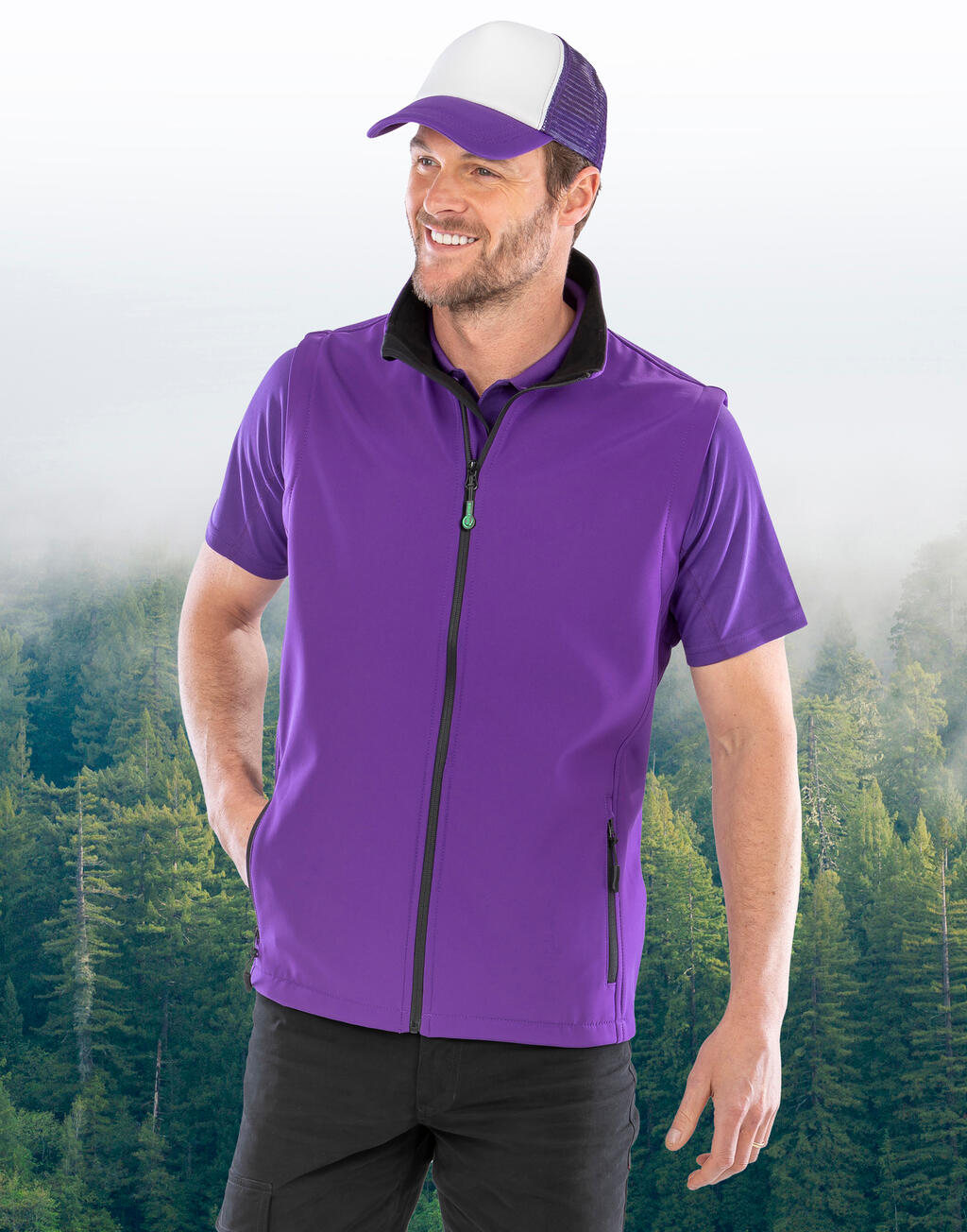 Chaleco Softshell Printable hombre - vista 2