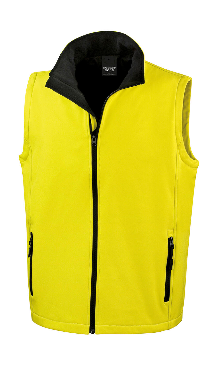 Chaleco Softshell Printable hombre Yellow/Black