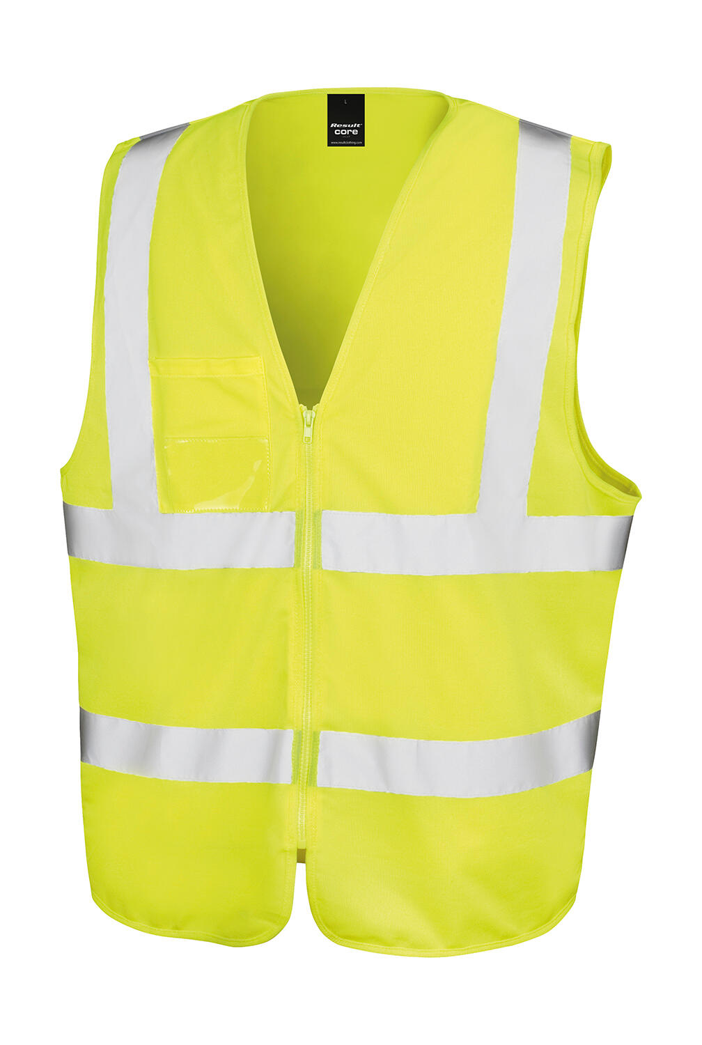 Chaleco Core con cremallera Fluorescent Yellow