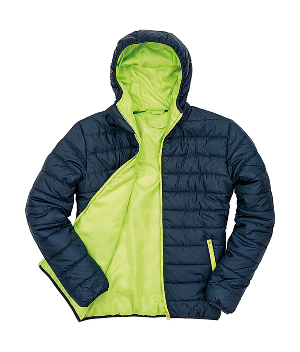 Chaqueta acolchada Navy/Lime