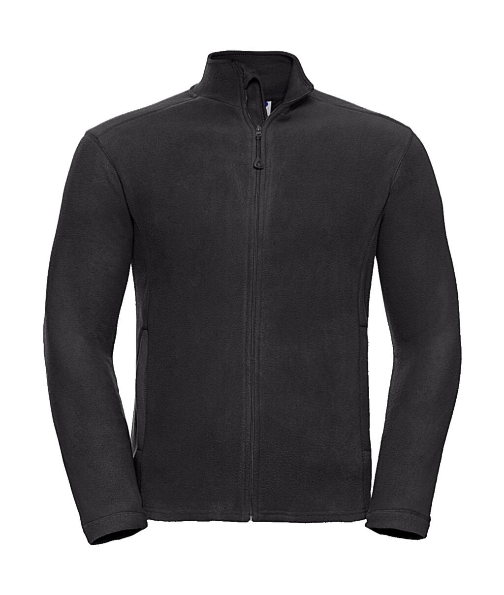 Micropolar cremallera entera hombre Black