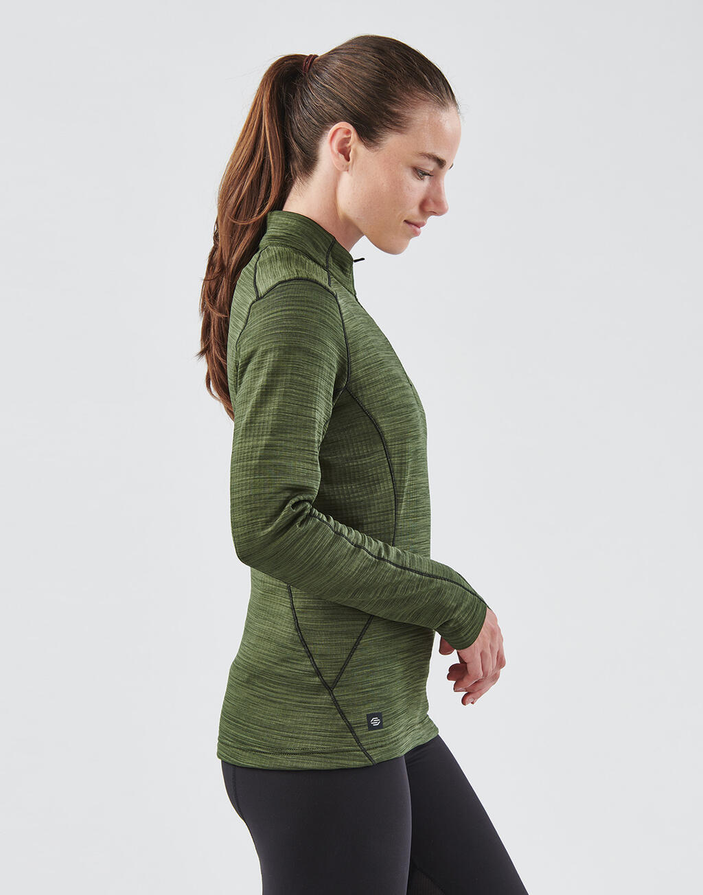 Chaqueta térmica cremallera 1/4 mujer - vista 1