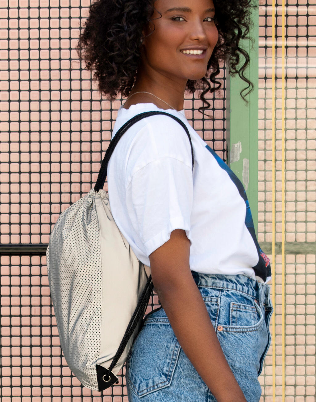  Shugon Mochila Stafford reflectante con cordón