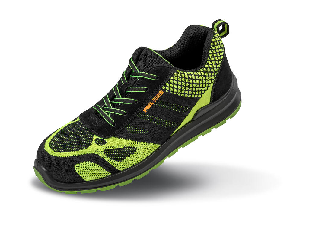 Zapatos de seguridad Hicks Neon Green/Black