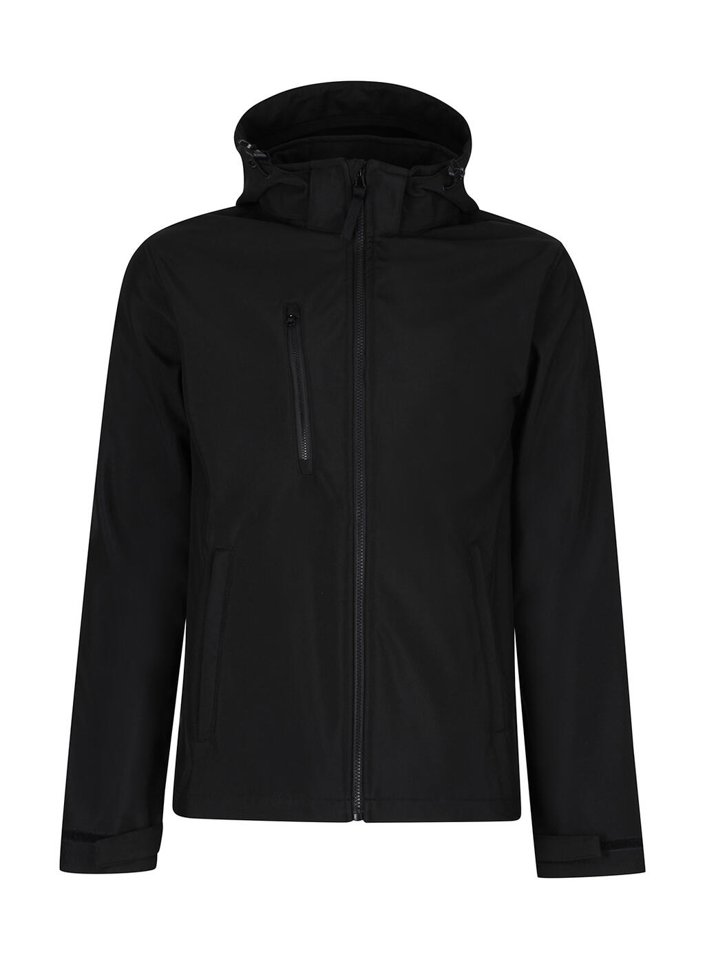 Chaqueta Softshell capucha 3 capas Venturer Black