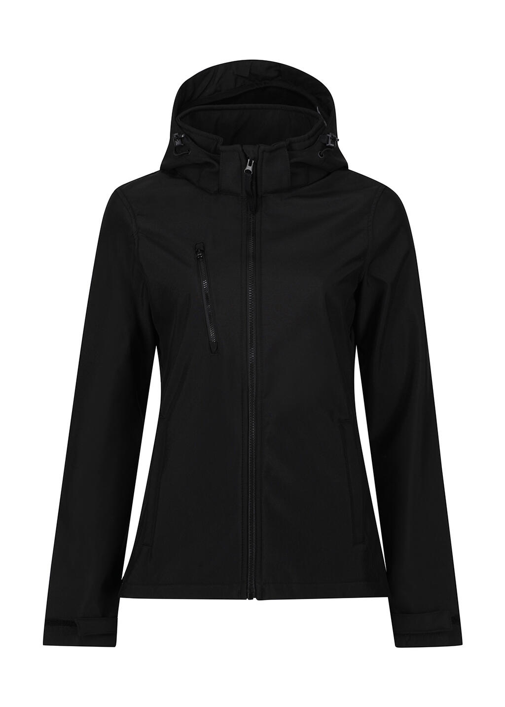Softshell Capucha 3 capas Venturer Mujer Black