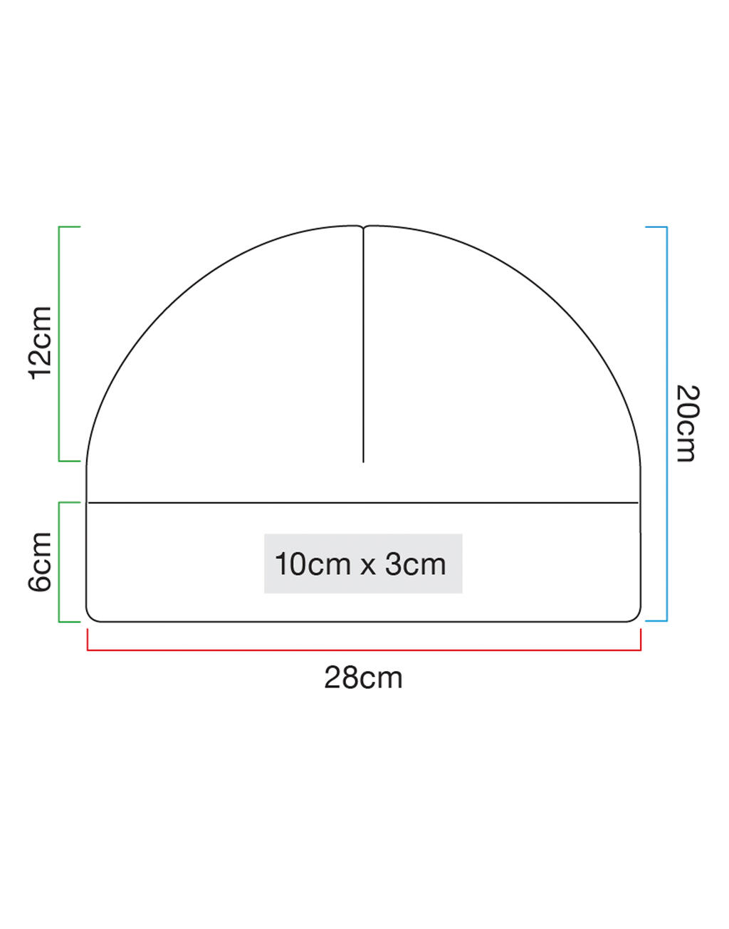Gorro de lana reciclado - vista 1