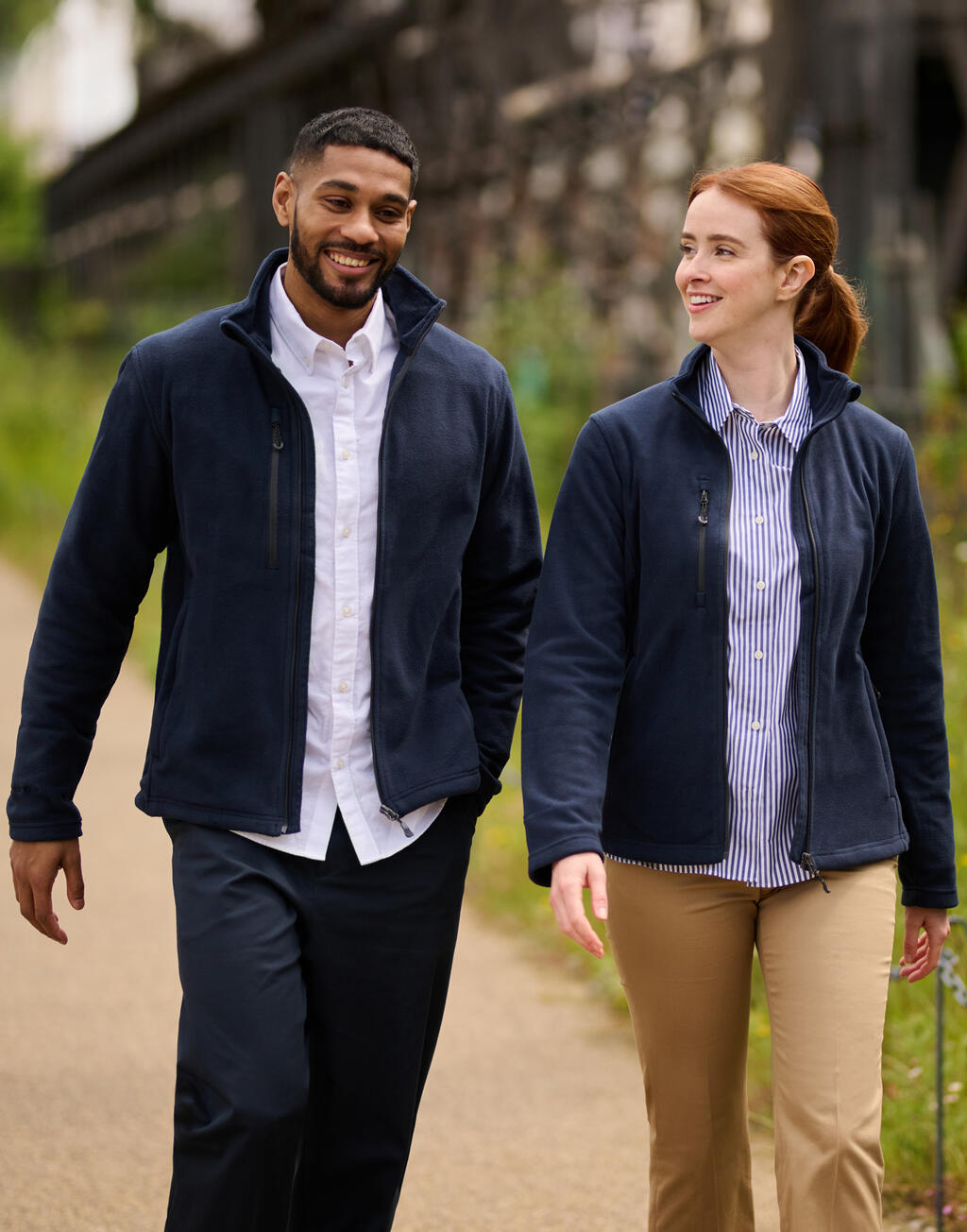 Micropolar reciclado con cremallera mujer - vista 1