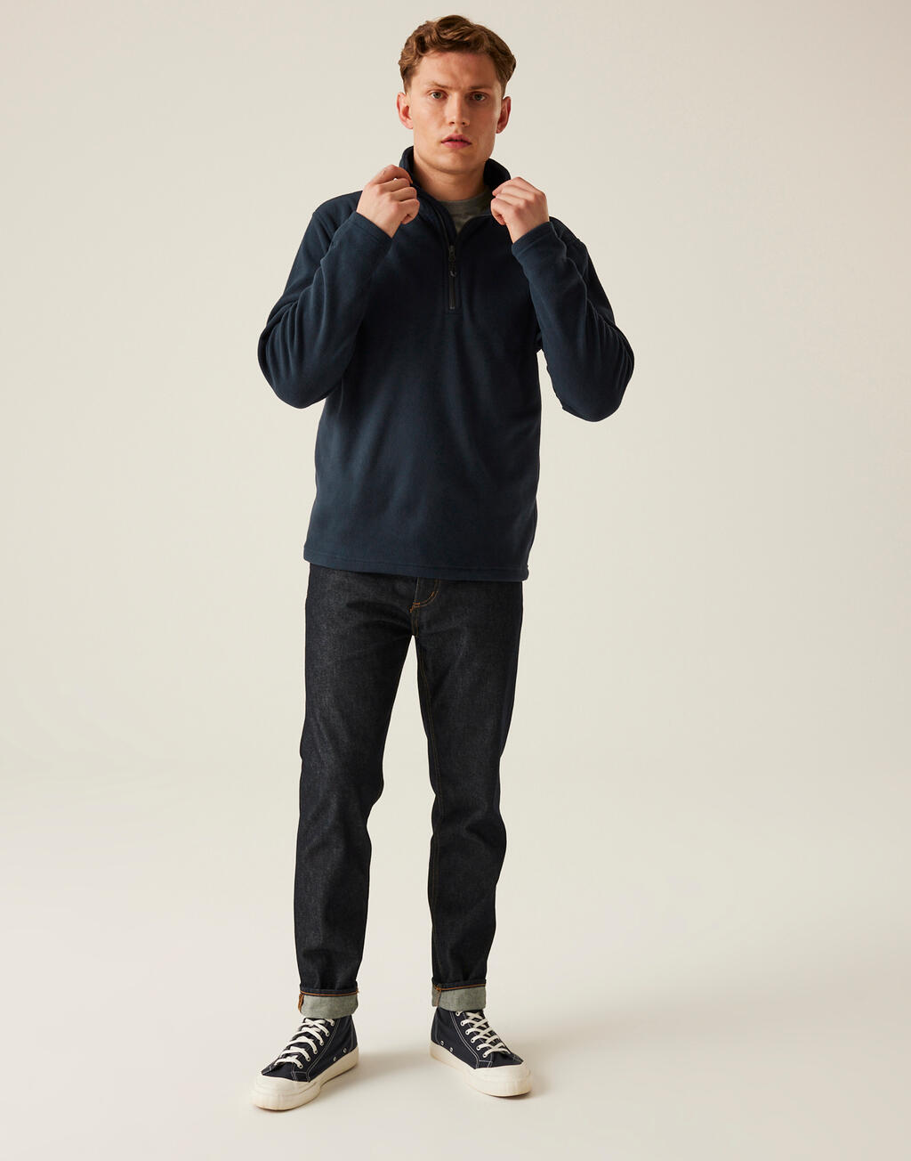 Polar reciclado media cremallera - vista 2