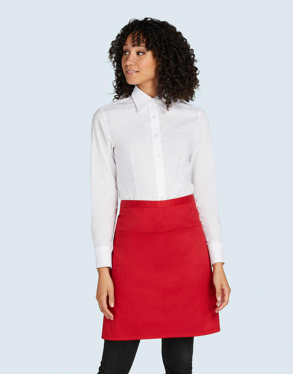  SG ACCESSORIES - BISTRO BRUSELAS - Delantal Bistro Corto con Bolsillo