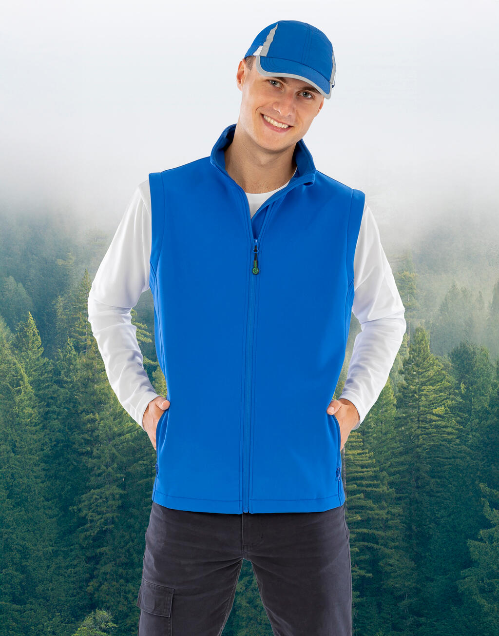  Result Sofshell hombre reciclado 2 capas y imprimible