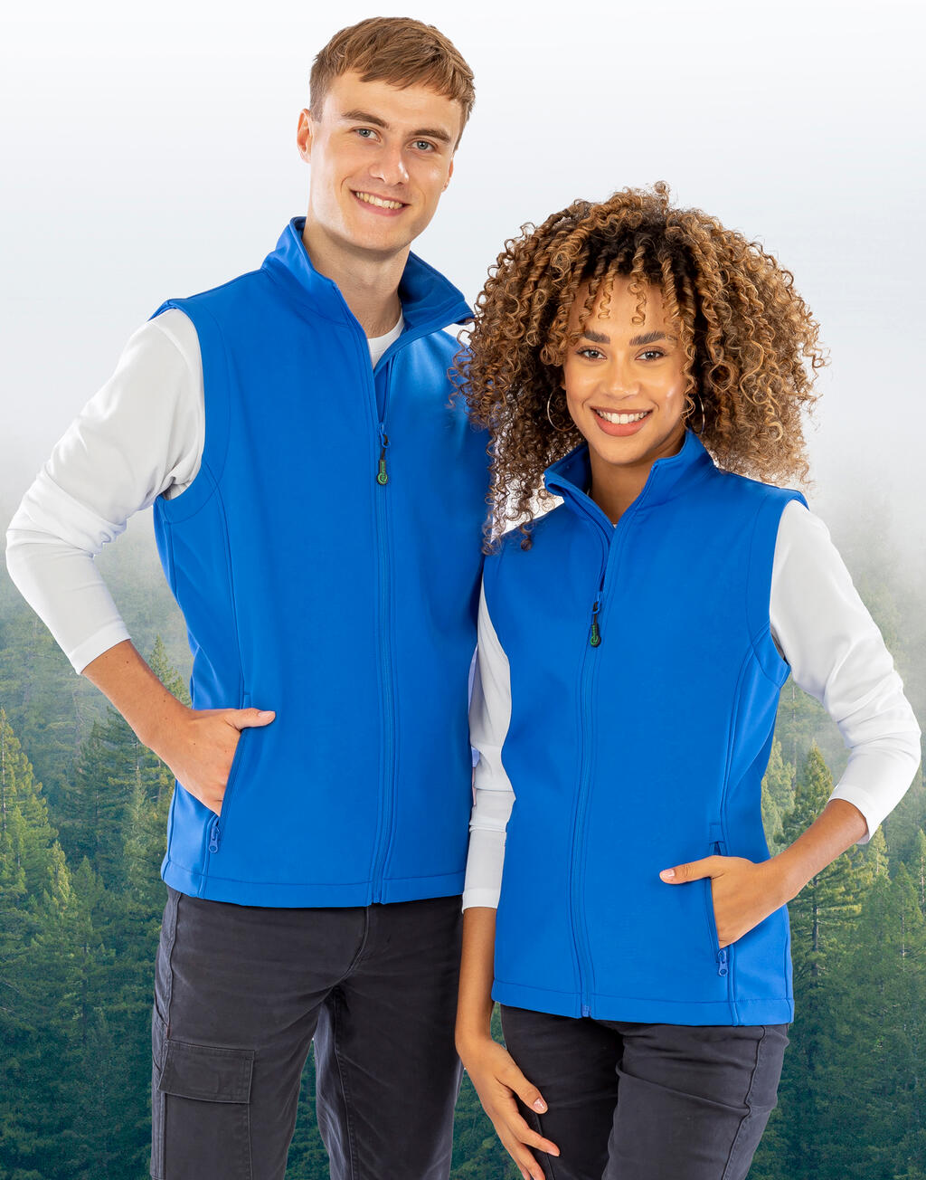 Sofshell hombre reciclado 2 capas y imprimible - vista 5