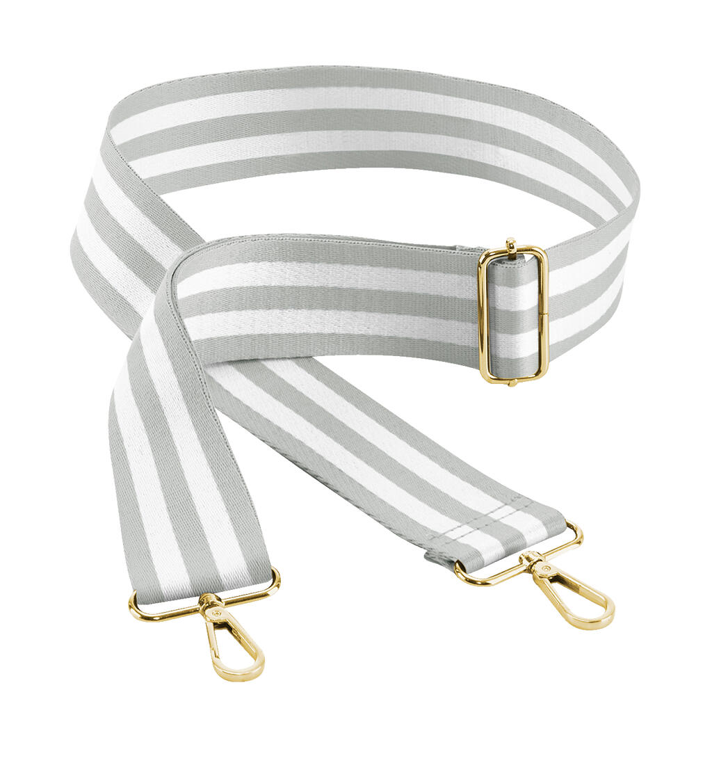 Correa ajustable para bolsa Boutique Light Grey/White