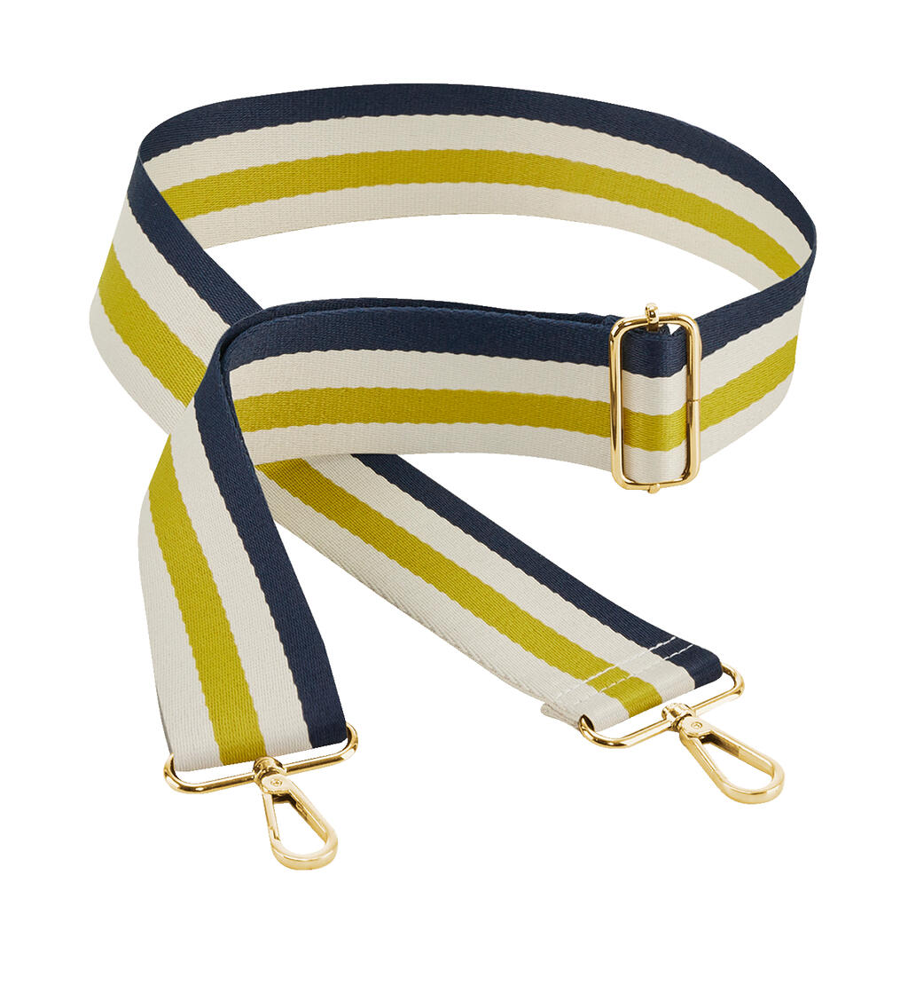 Correa ajustable para bolsa Boutique Navy/Oyster/Yellow