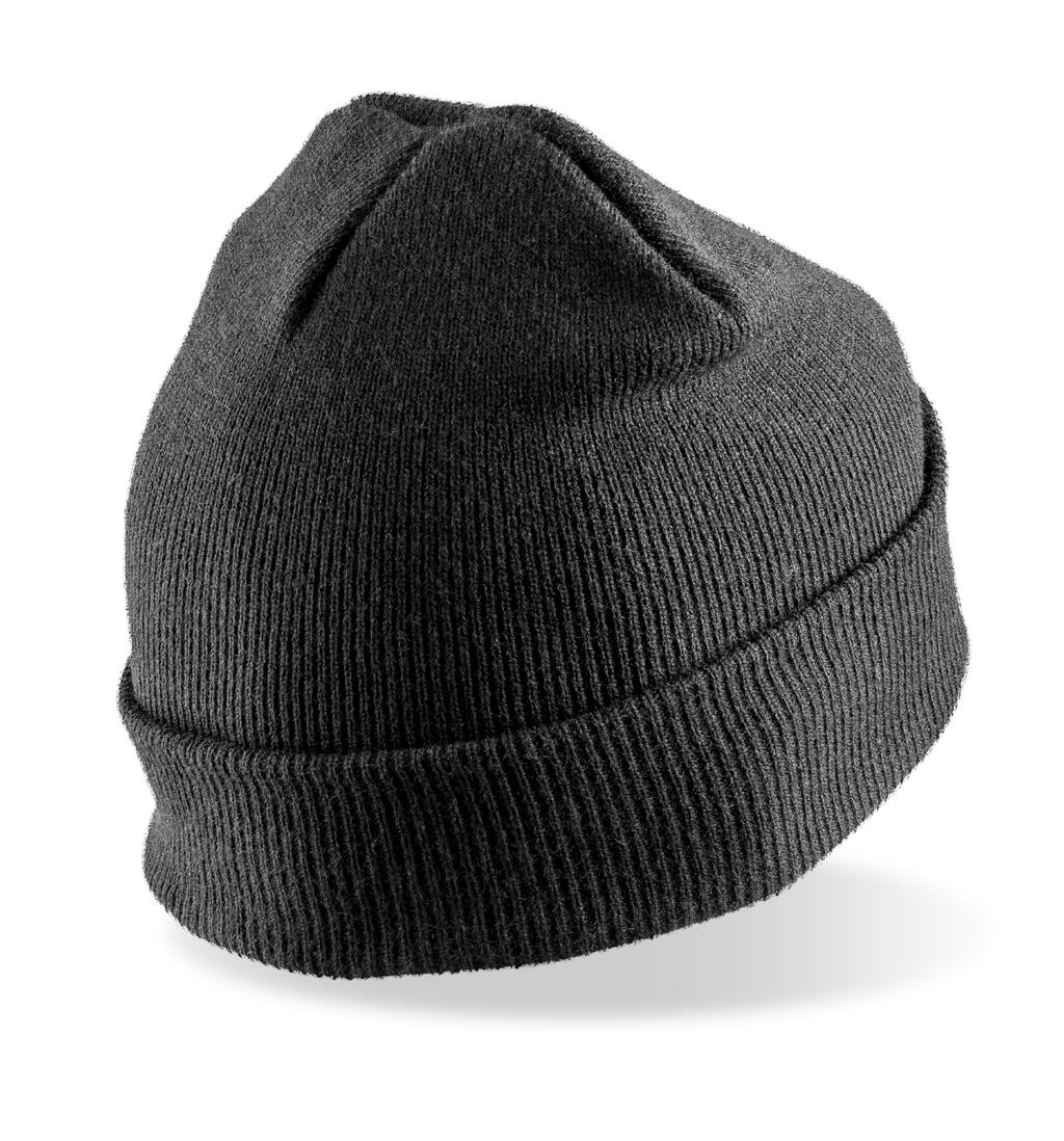 Gorro de doble punto reciclado imprimible - vista 1