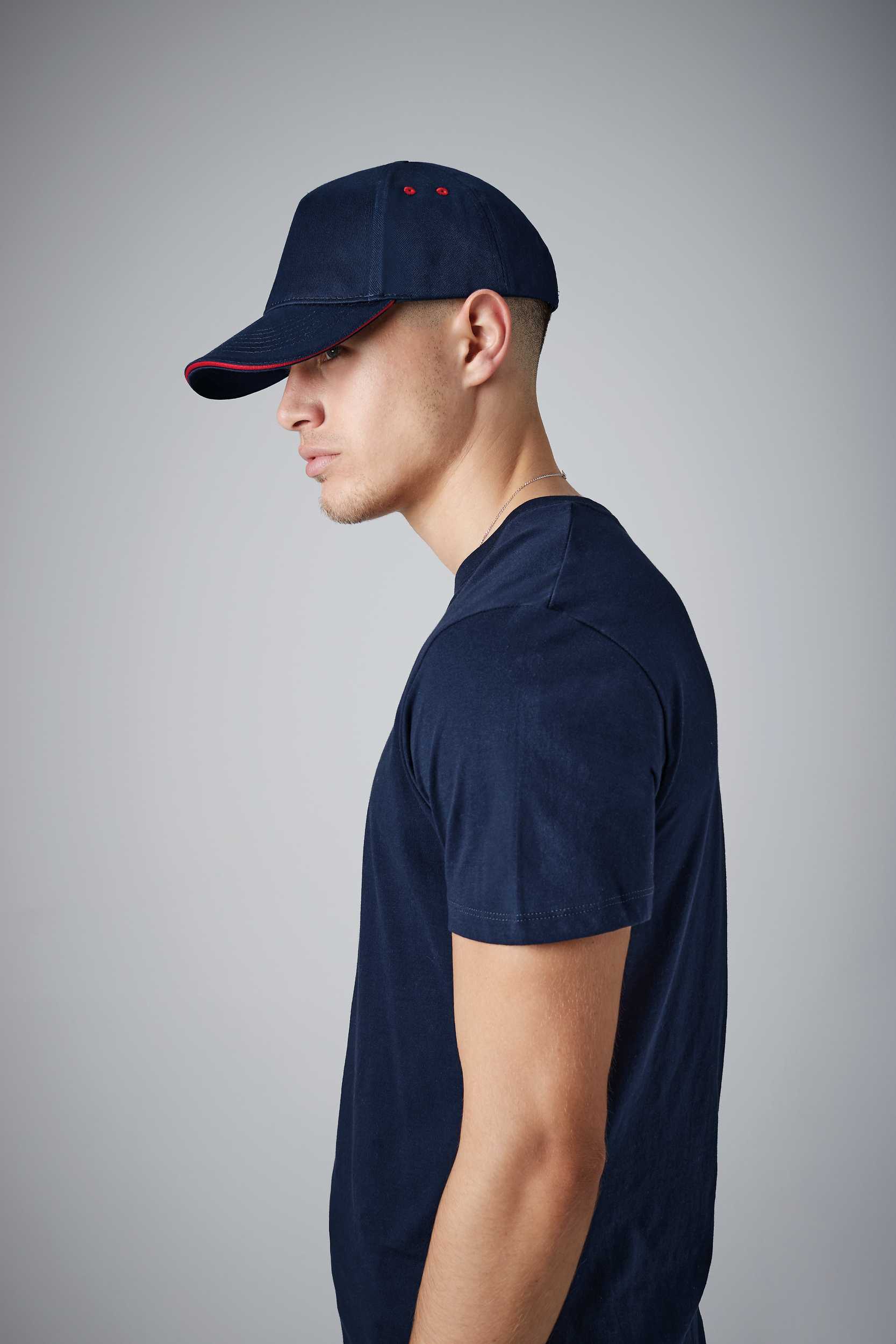  Beechfield Gorra Ultimate - 5 paneles con sándwich contrastado