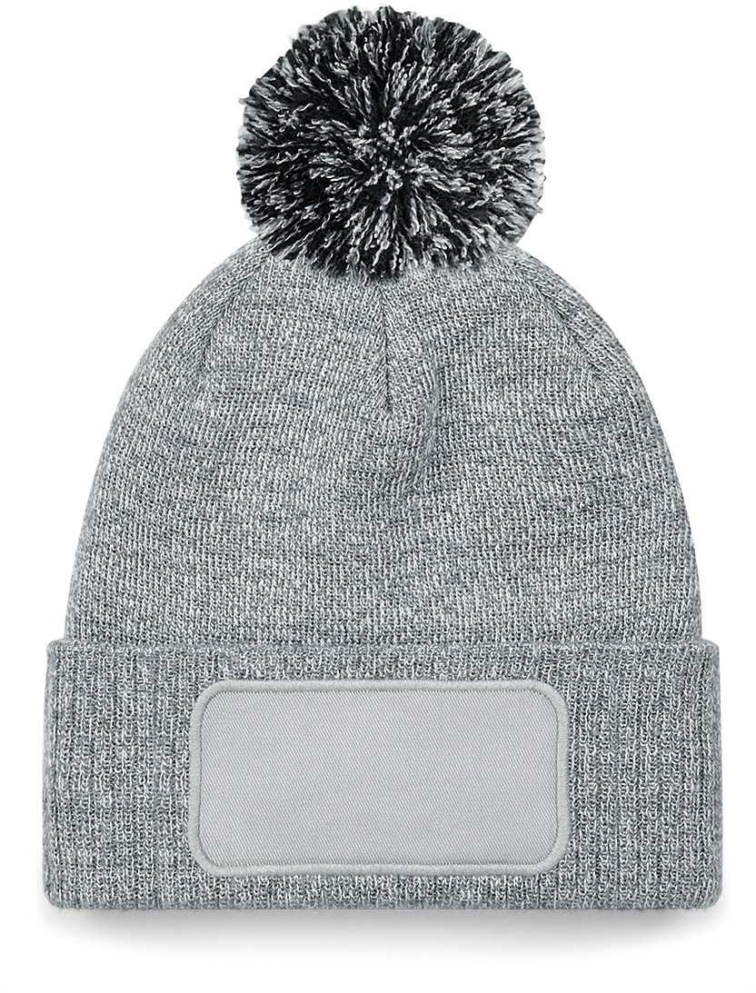  Beechfield Gorro parche Snowstar® con pompón <br/>