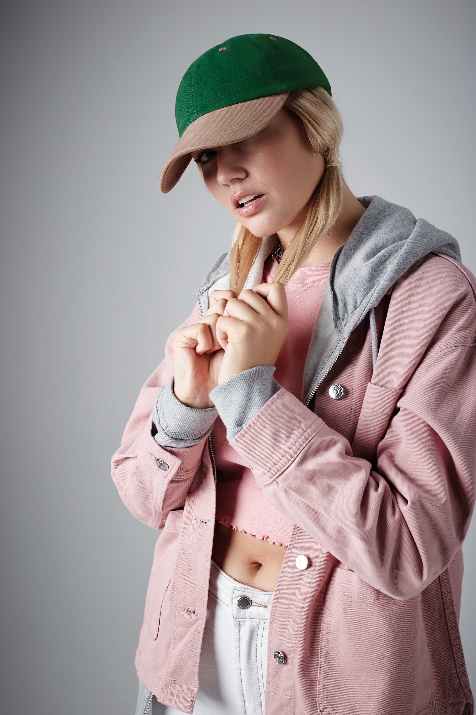  Beechfield Gorra de perfil bajo de algodón grueso peinado - 6 paneles