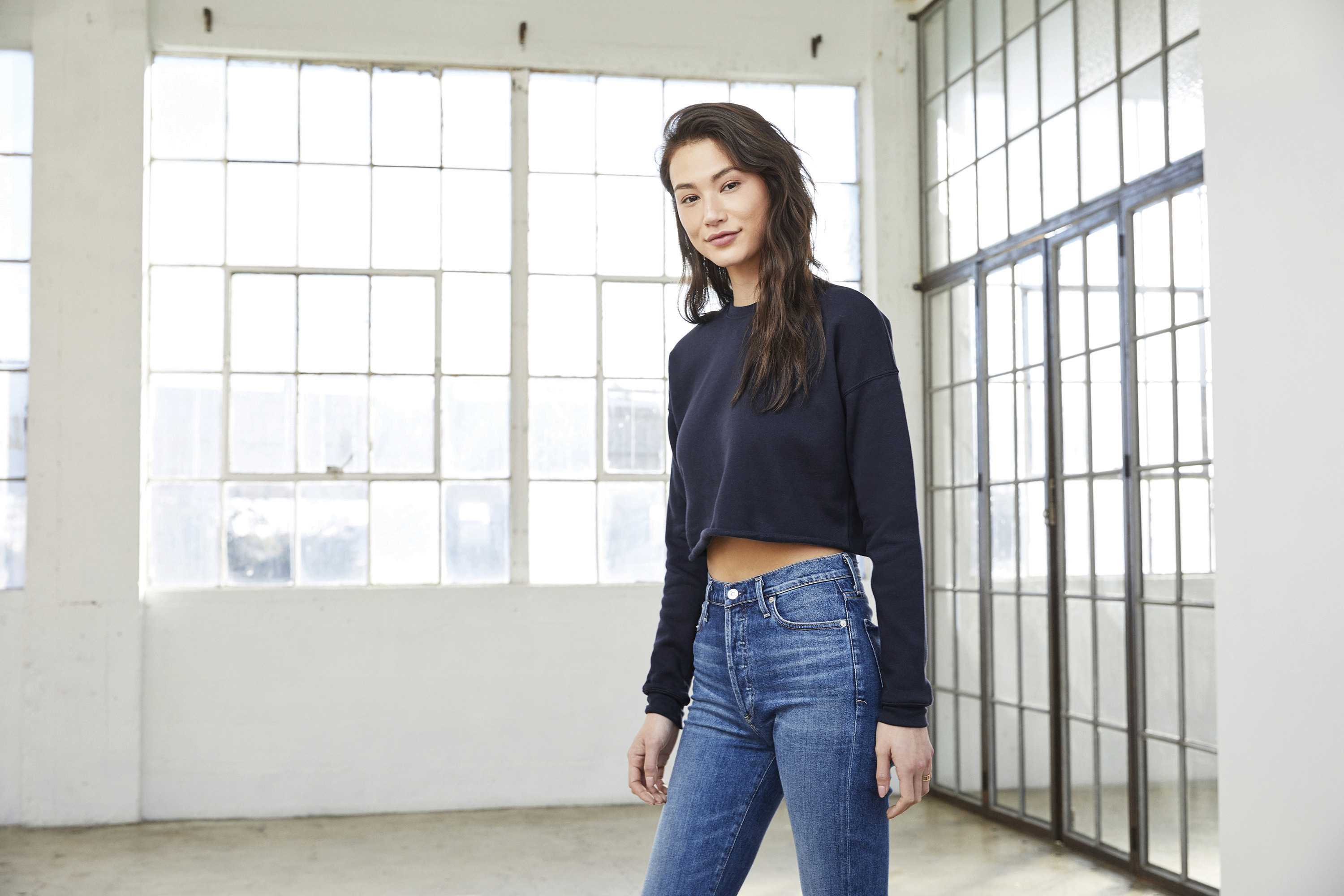  Bella + Canvas Sudadera crop