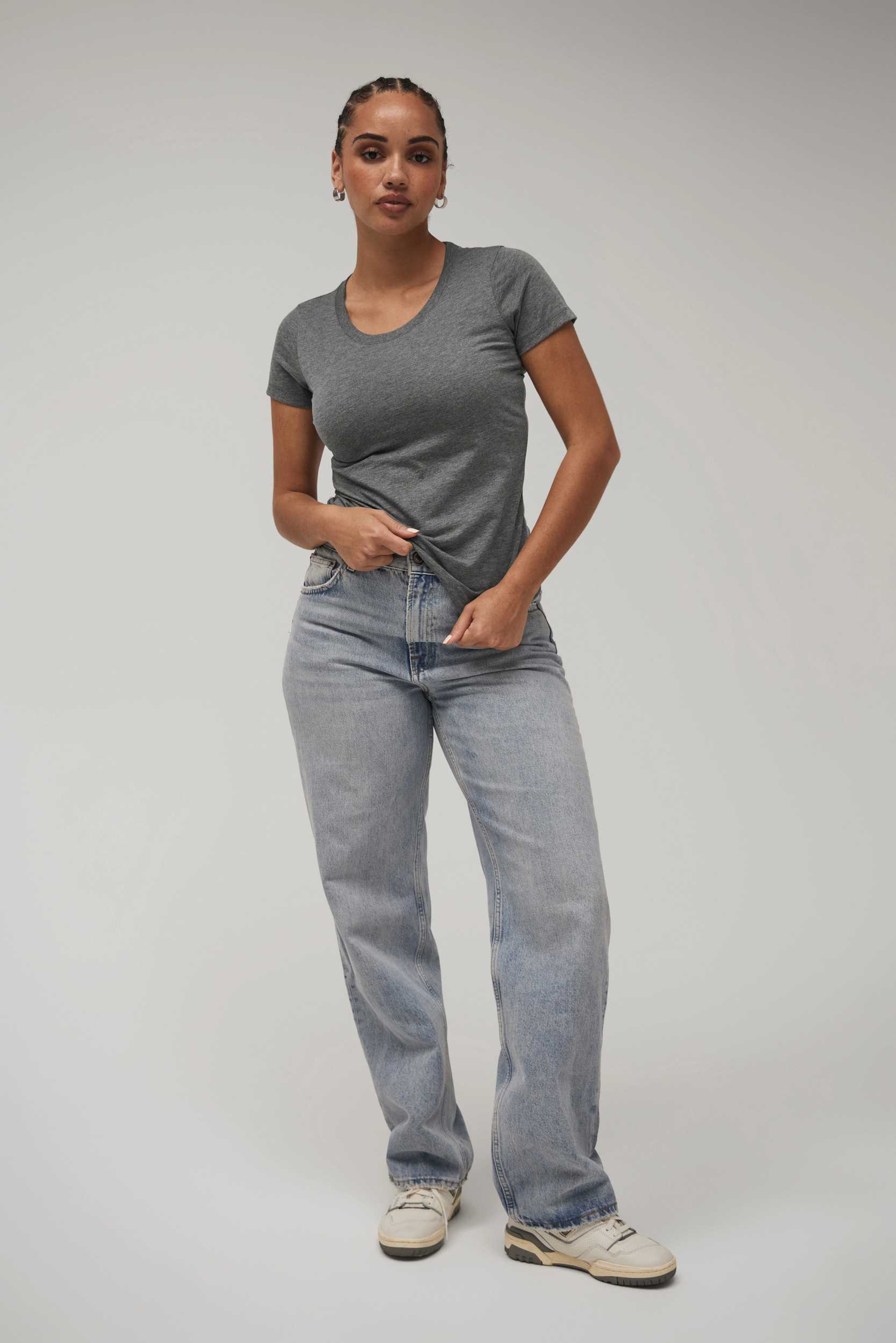  Bella + Canvas Camiseta Triblend cuello redondo mujer