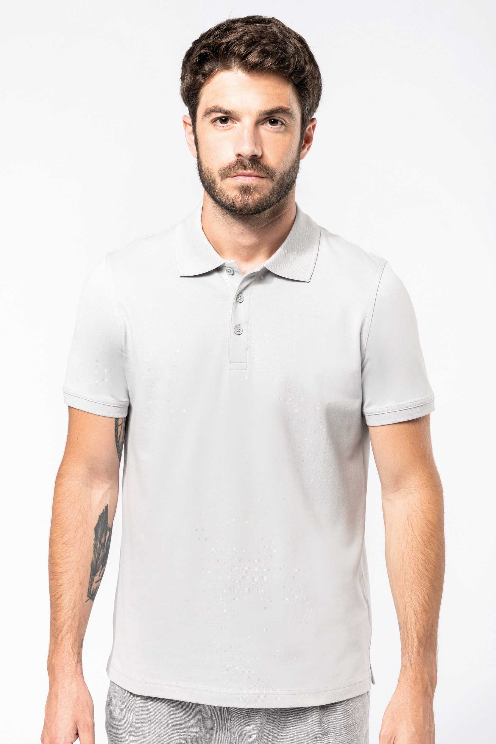  Kariban Polo de punto piqué manga corta hombre