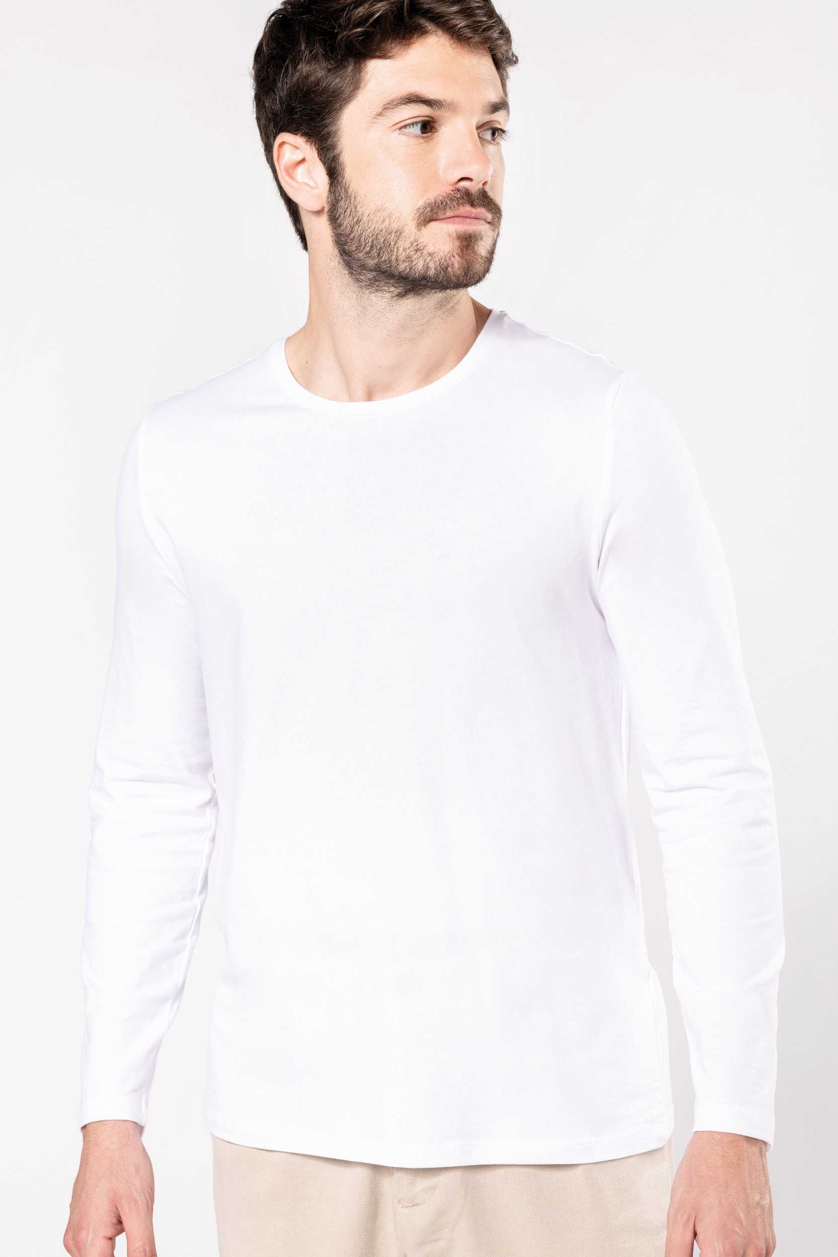  Kariban Camiseta con elastano manga larga hombre