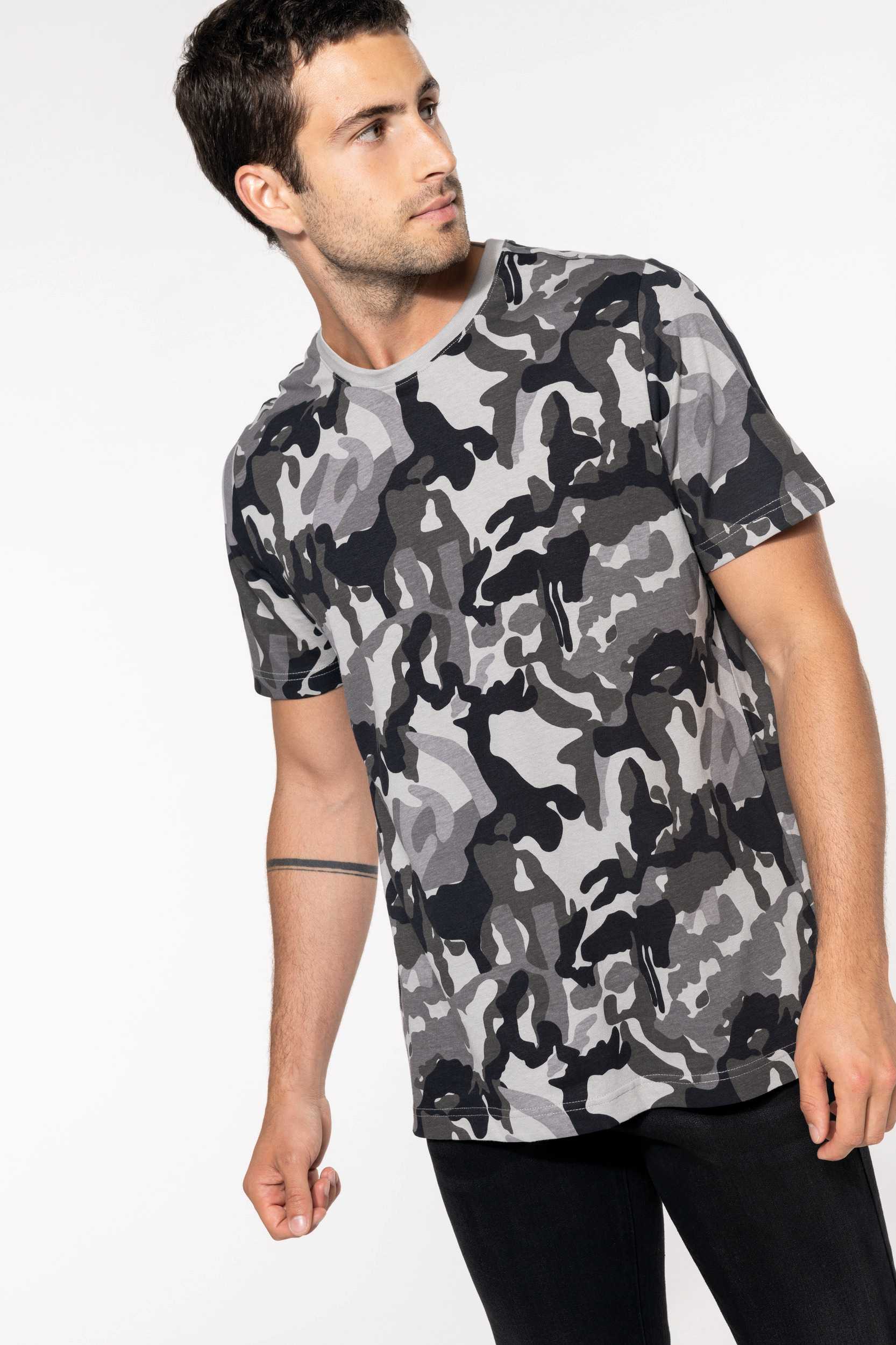  Kariban Camiseta camuflaje hombre